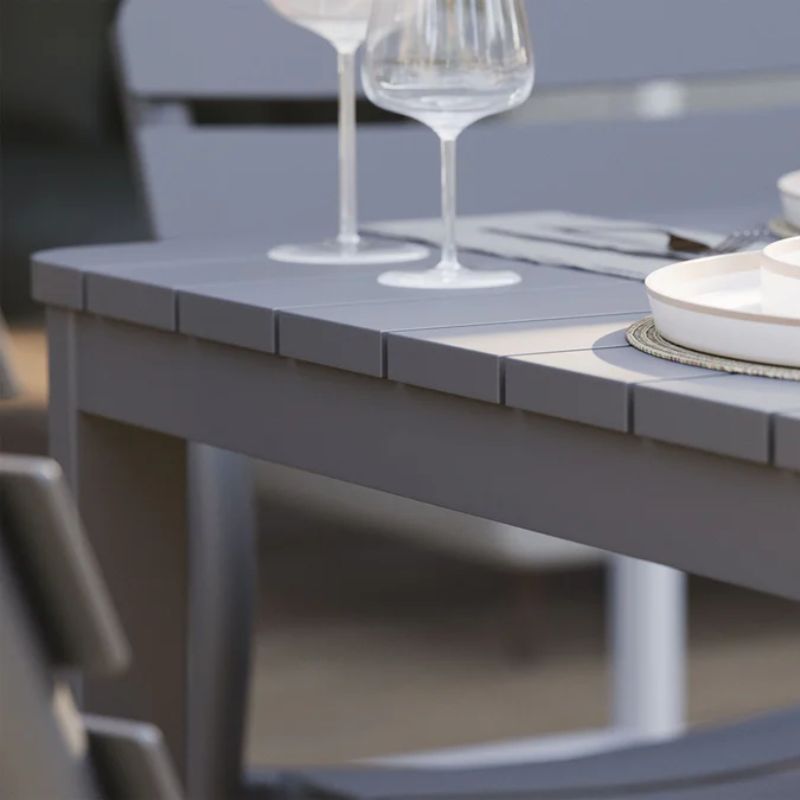 Aluminum Square Outdoor Dining Table Sets