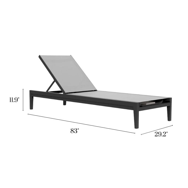 Aluminum Outdoor Core Chaise Lounge