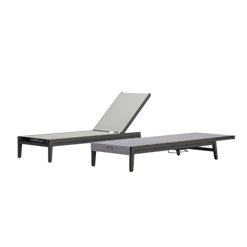 Aluminum Outdoor Infinity Chaise Lounge