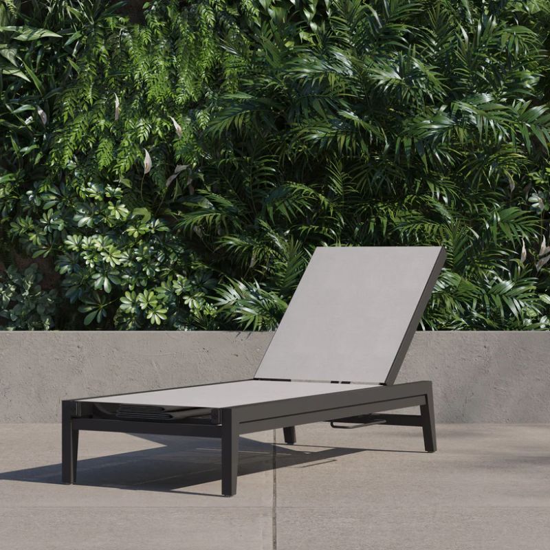 Aluminum Outdoor Infinity Chaise Lounge