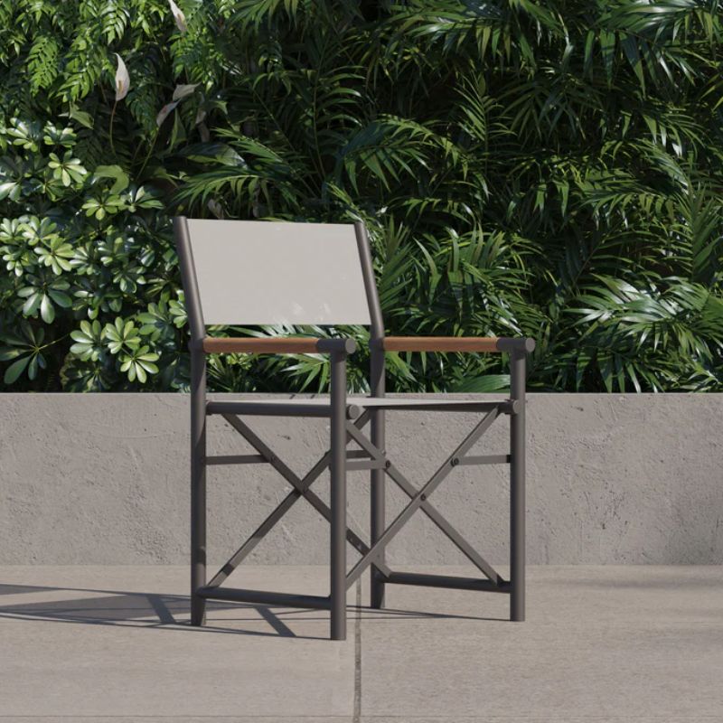 Aluminum Director's Chair from the side