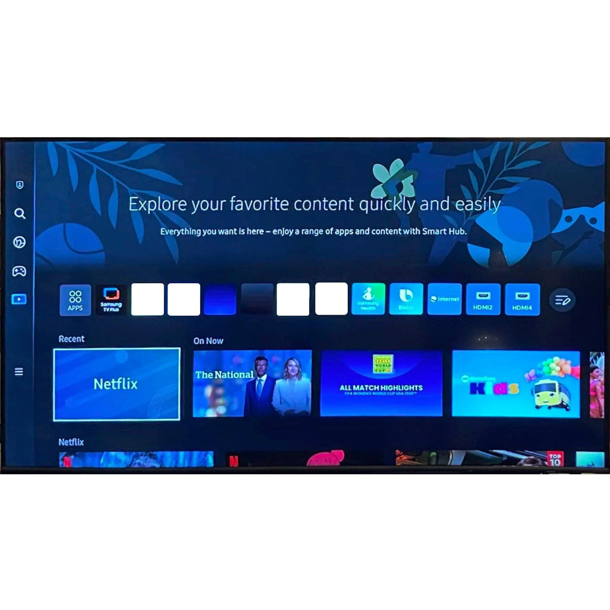 Titan Weatherproof Outdoor TV Partial Sun S-100 Samsung UHD 4K Smart TV