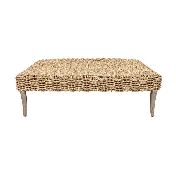 Made Goods Arla Twisted Faux Rope Outdoor Coffee Table - Patio & Pizza ...