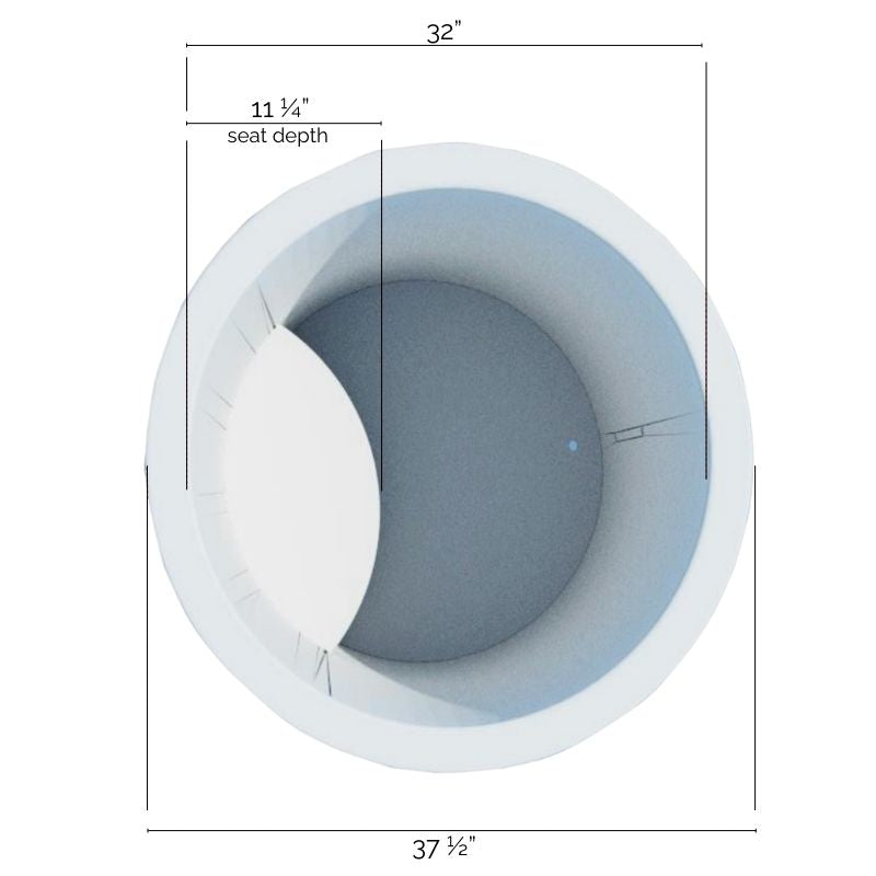LeisureCraft Baltic Cold Plunge Tub