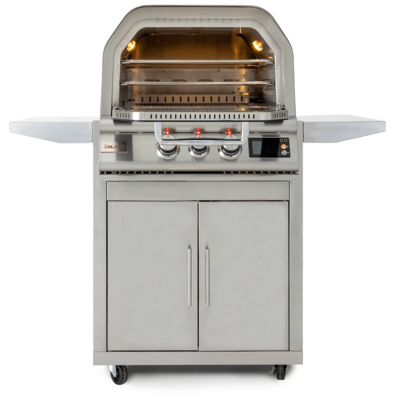 Blaze Gas Pizza Oven in Freestanding Mobile Cart