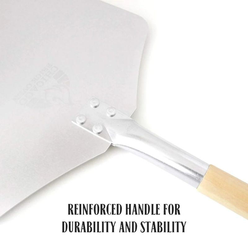 CBO Pizza Peel with Reinforced Handle for Durability and stability