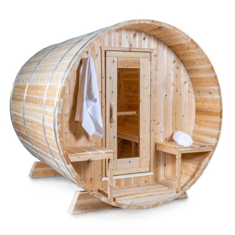 LeisureCraft Canadian Timber Serenity Barrel Sauna CTC2245