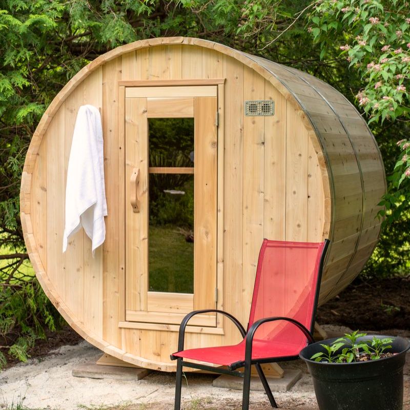 LeisureCraft Canadian Timber Harmony Barrel Sauna CTC22