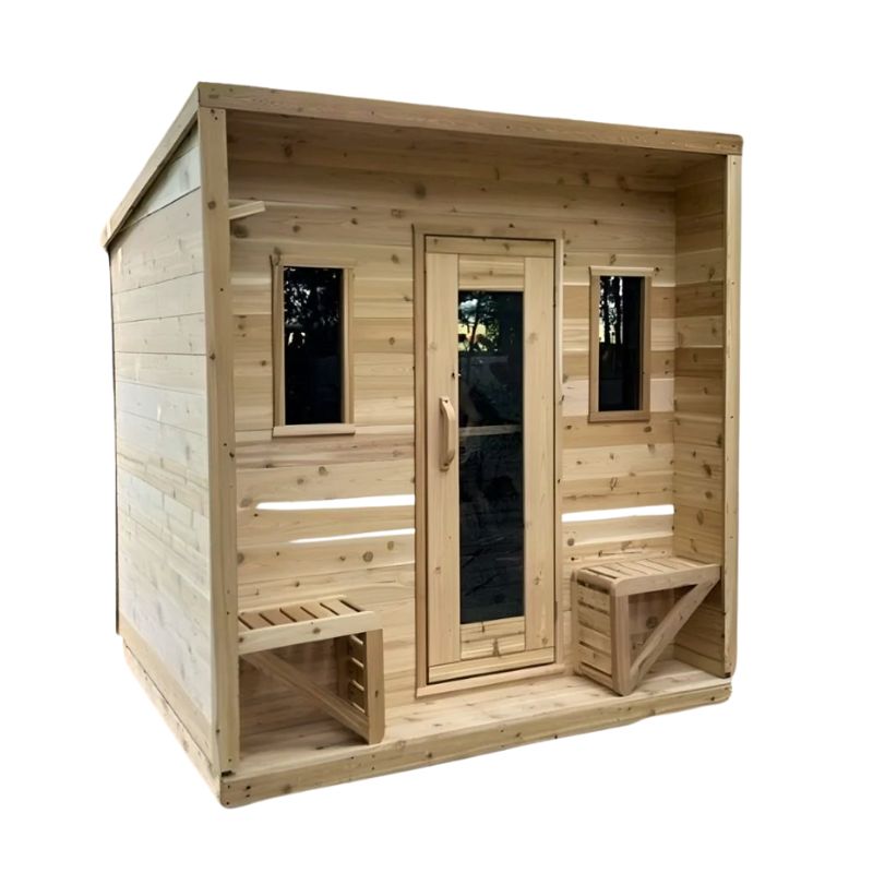 True North Cabin Outdoor Sauna With Porch