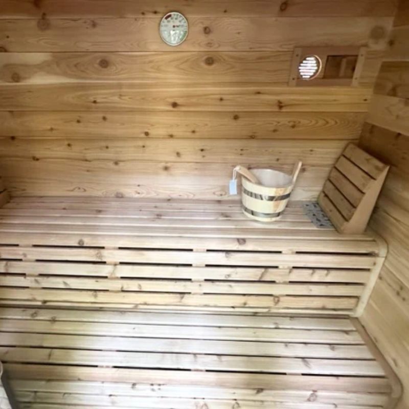 True North Cabin Outdoor Sauna With Porch