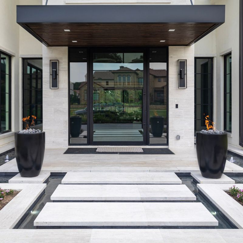 Ash Castillo Concrete Fire Pillar