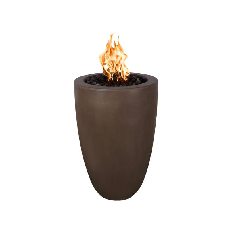 CHocolate Castillo Concrete Fire Pillar