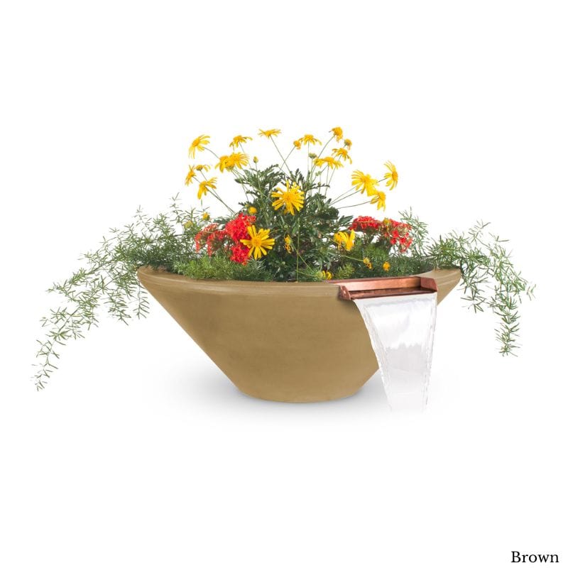 Cazo Planter and Water Bowl - Concrete