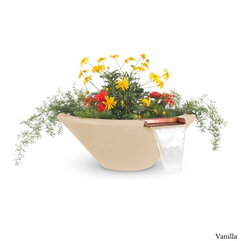 Cazo Planter and Water Bowl - Concrete