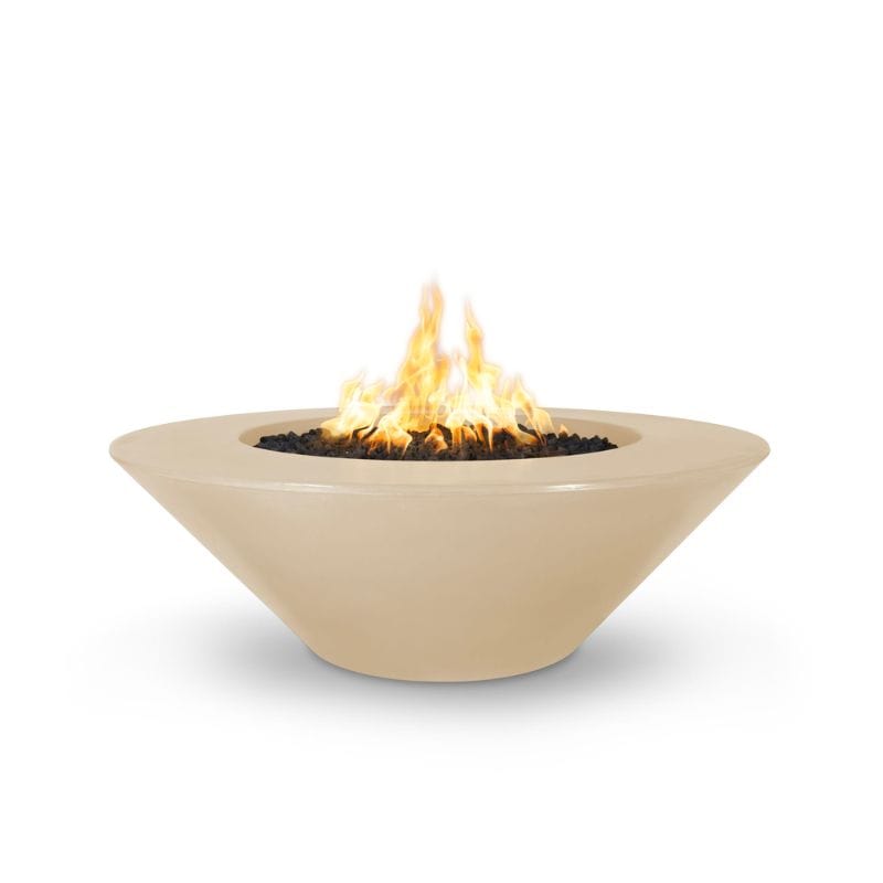 Vanilla Cazo Fire Pit Wide Ledge Concrete