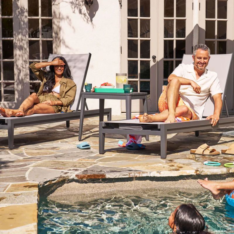 Aluminum Outdoor Core Chaise Lounge