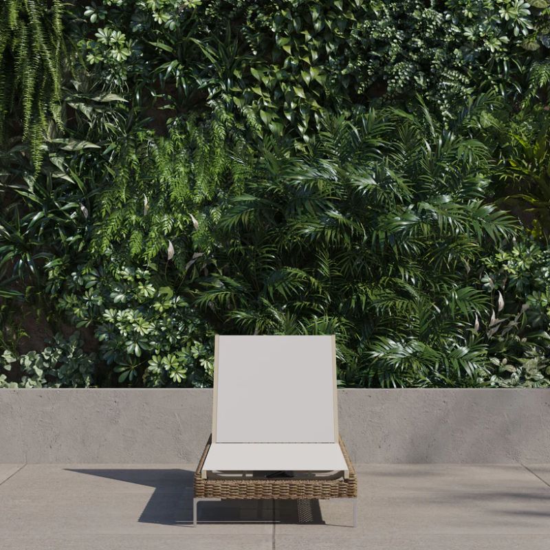 Wicker Outdoor Core Chaise Lounge