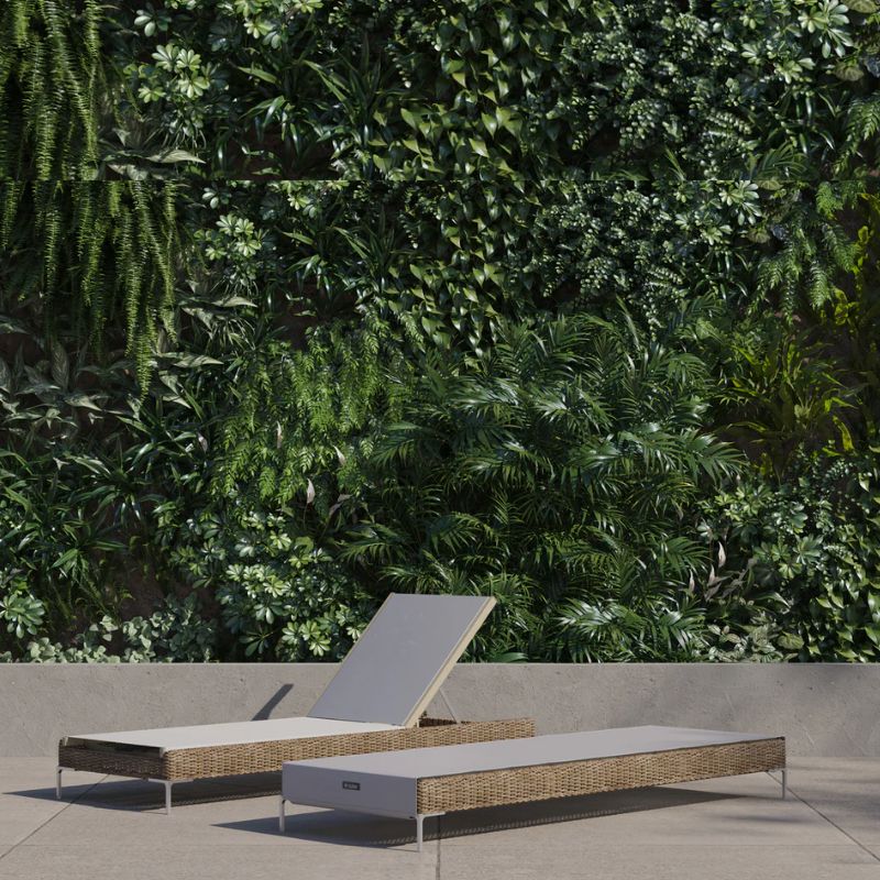 Wicker Outdoor Core Chaise Lounge