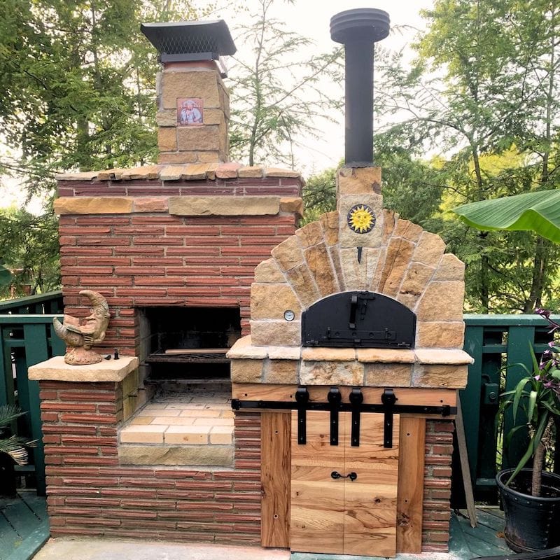 Custom Pizzaioli pizza oven in a crate ready for shipping