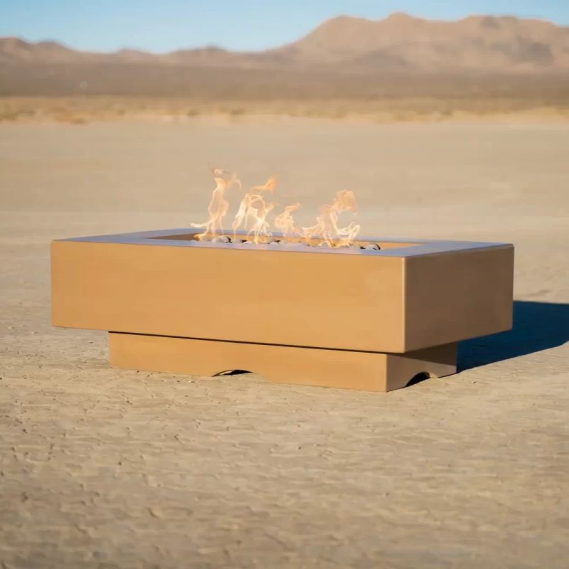 Del Mar Fire PIt GFRC Concrete Finish Propane