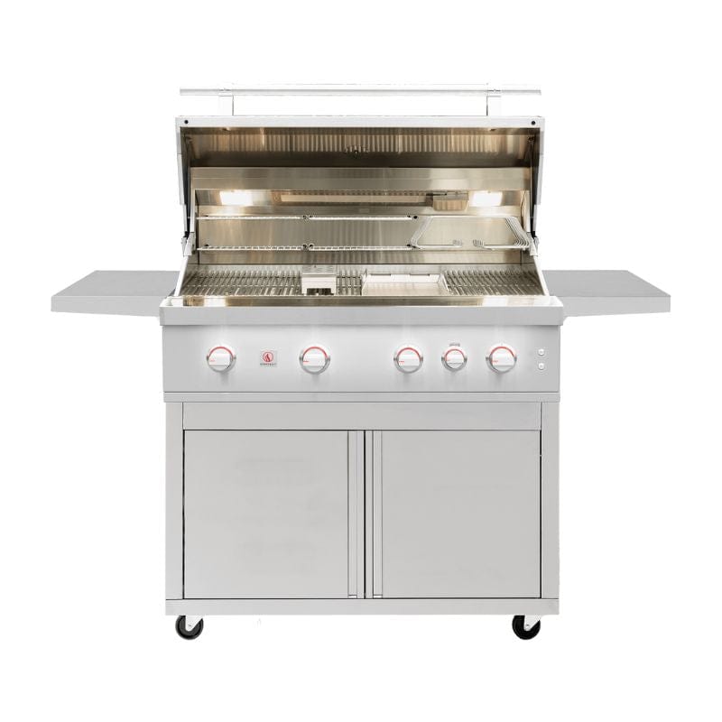Freestanding Deluxe Cart for the QUEST 42-inch Grill by Summerset