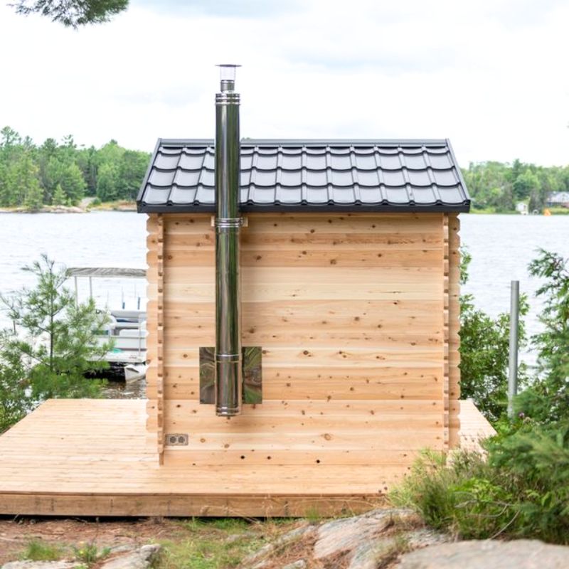 LeisureCraft Canadian Timber Georgian Cabin Sauna