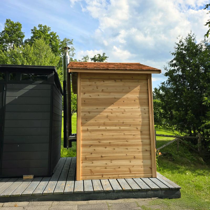 LeisureCraft Canadian Timber Georgian Cabin Sauna