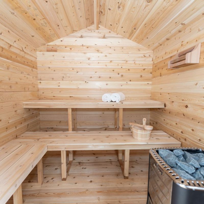 LeisureCraft Canadian Timber Georgian Cabin Sauna