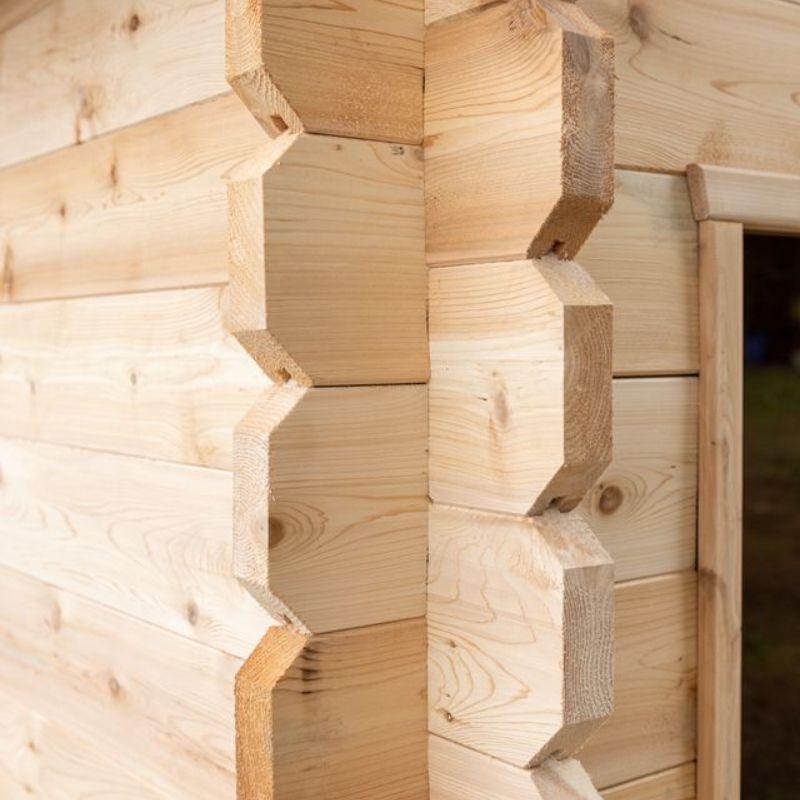 LeisureCraft Canadian Timber Georgian Cabin Sauna