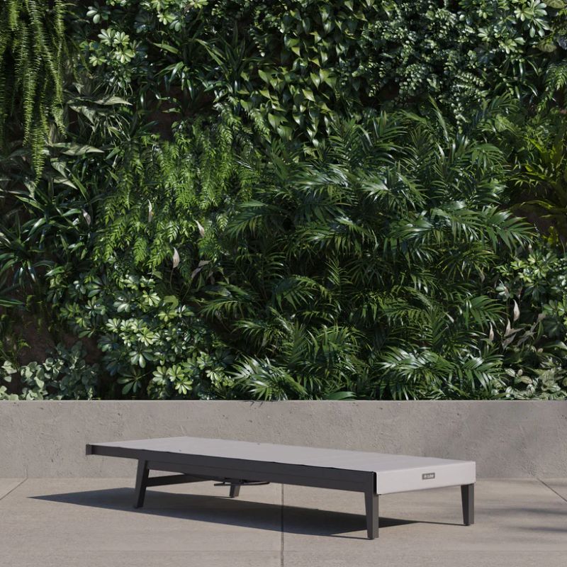 Aluminum Outdoor Infinity Chaise Lounge