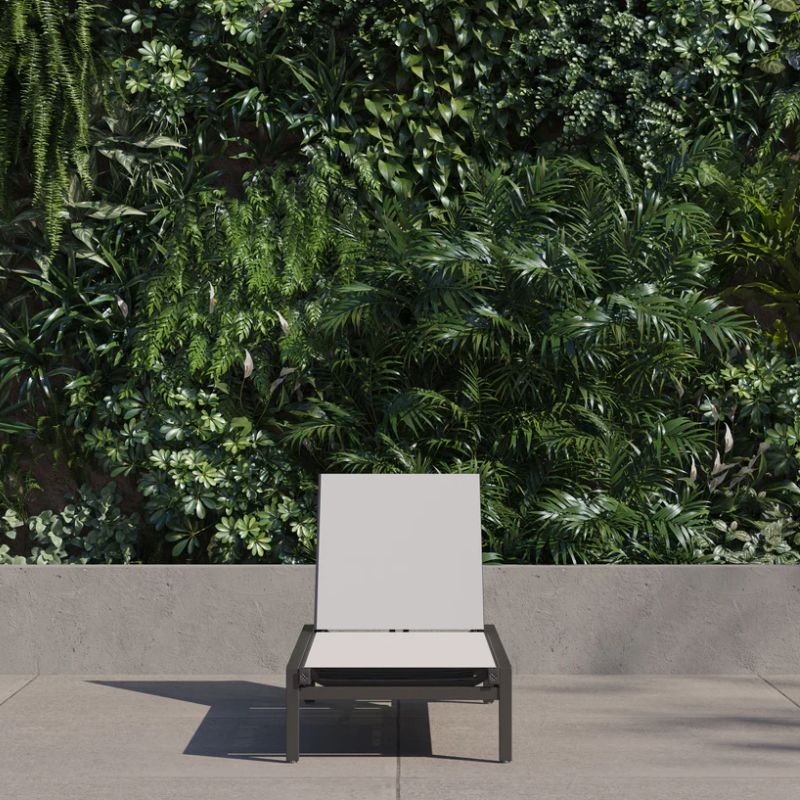 Aluminum Outdoor Infinity Chaise Lounge