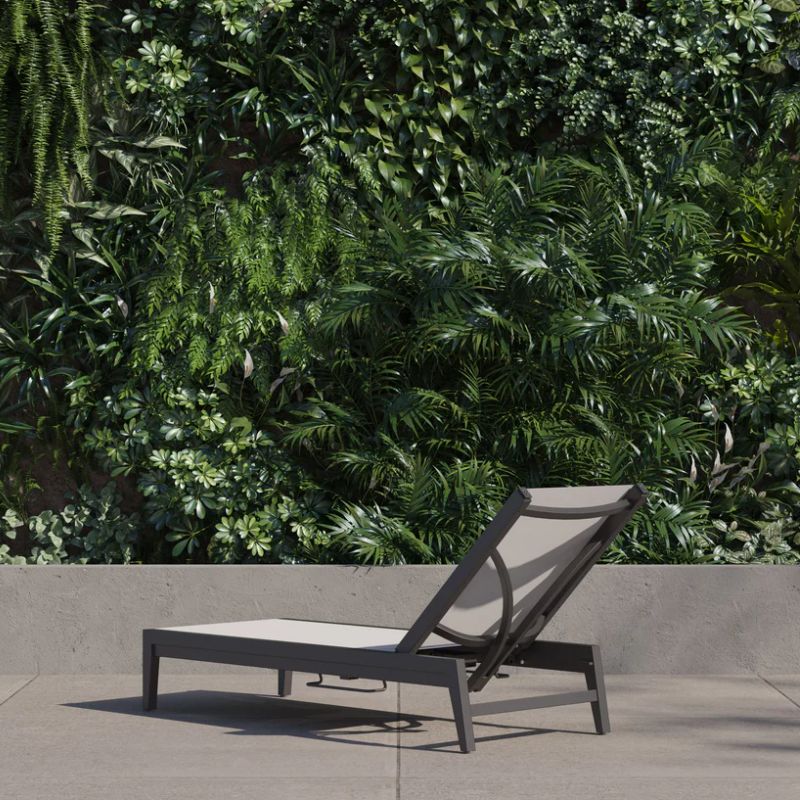 Aluminum Outdoor Infinity Chaise Lounge