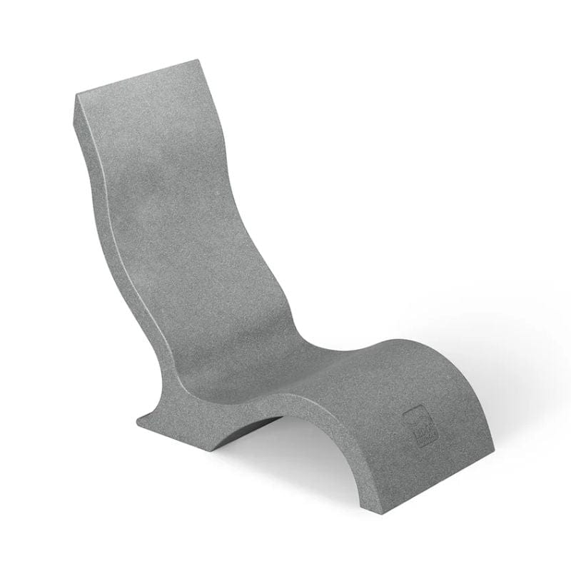 Ledge Lounger Signature Chair in color Granite Gray