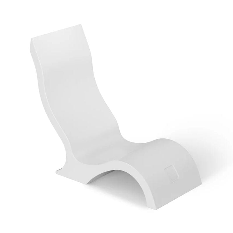 Ledge Lounger Signature Chair in White