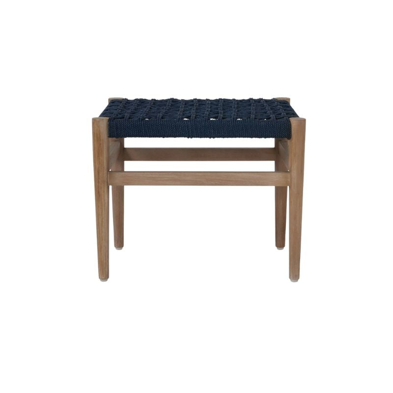 Larsson Navy Twisted Faux Bench