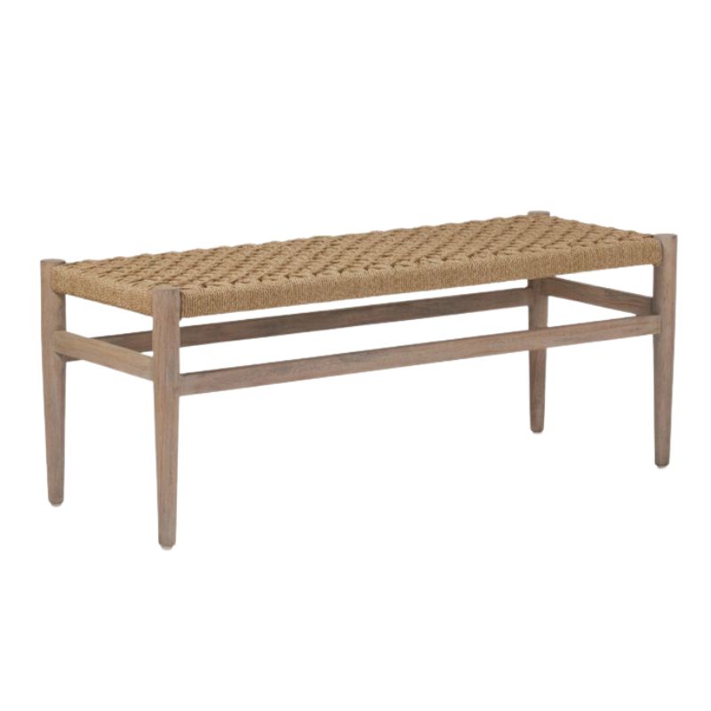 Larsson Natural Twisted Faux Bench