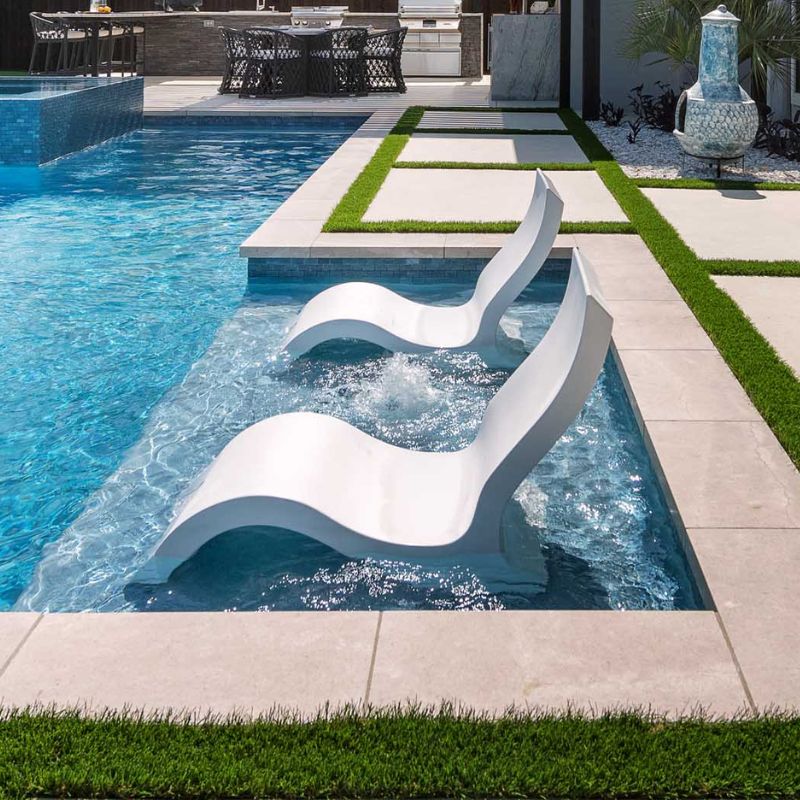 Ledge Lounger Signature Lowback In-Pool Chair