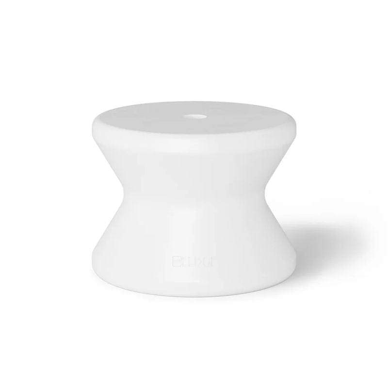 Ledge Signature Standard Side Table with Umbrella Hole in White
