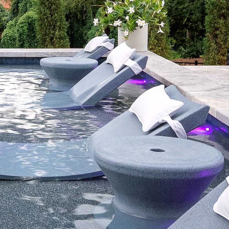 Ledge Lounger Signature Side Table | In-Pool Luxury Furniture - Patio ...