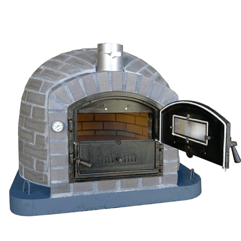 Lume Alto Tudo Premium Pizza Oven with Door Half Open