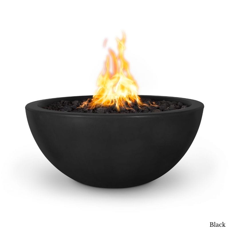 Luna Concrete Fire Pit Black