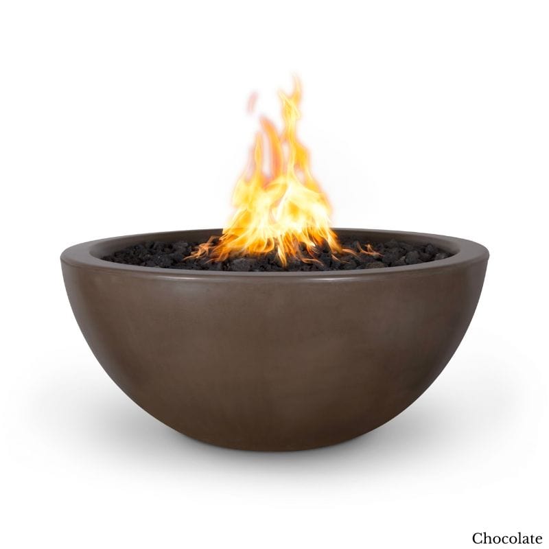 Luna Concrete Fire Pit Chocolate