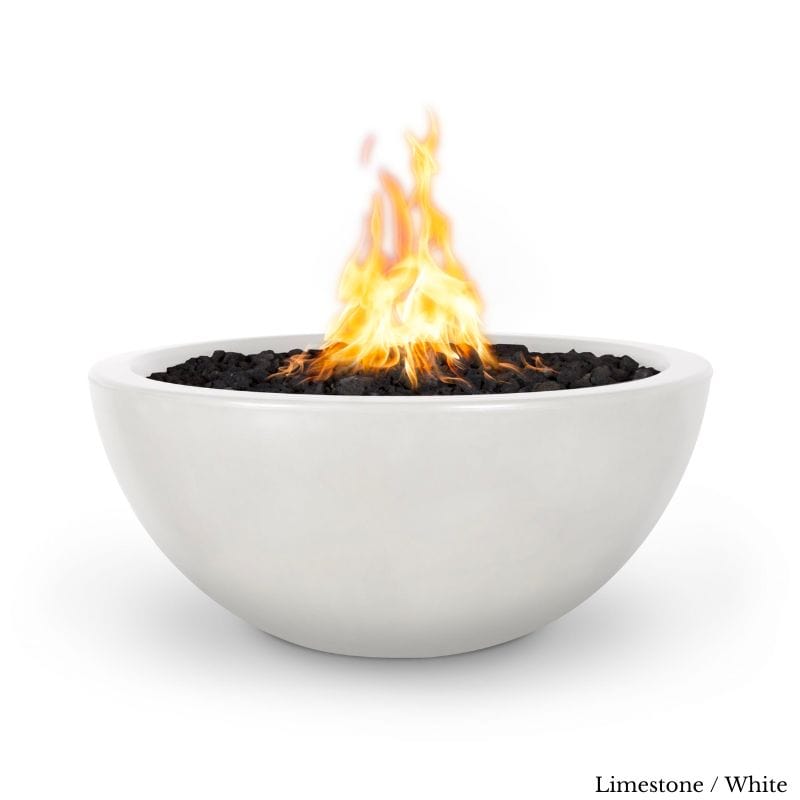 Luna Concrete Fire Pit Limestone