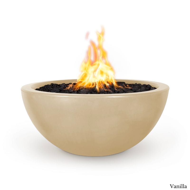 Luna Concrete Fire Pit Vanilla