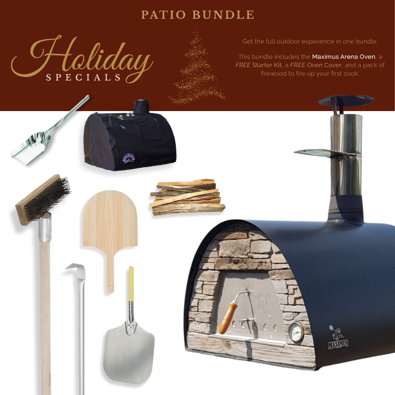 Maximus Arena Outdoor Wood-Fired Pizza Oven (Patio Bundle)