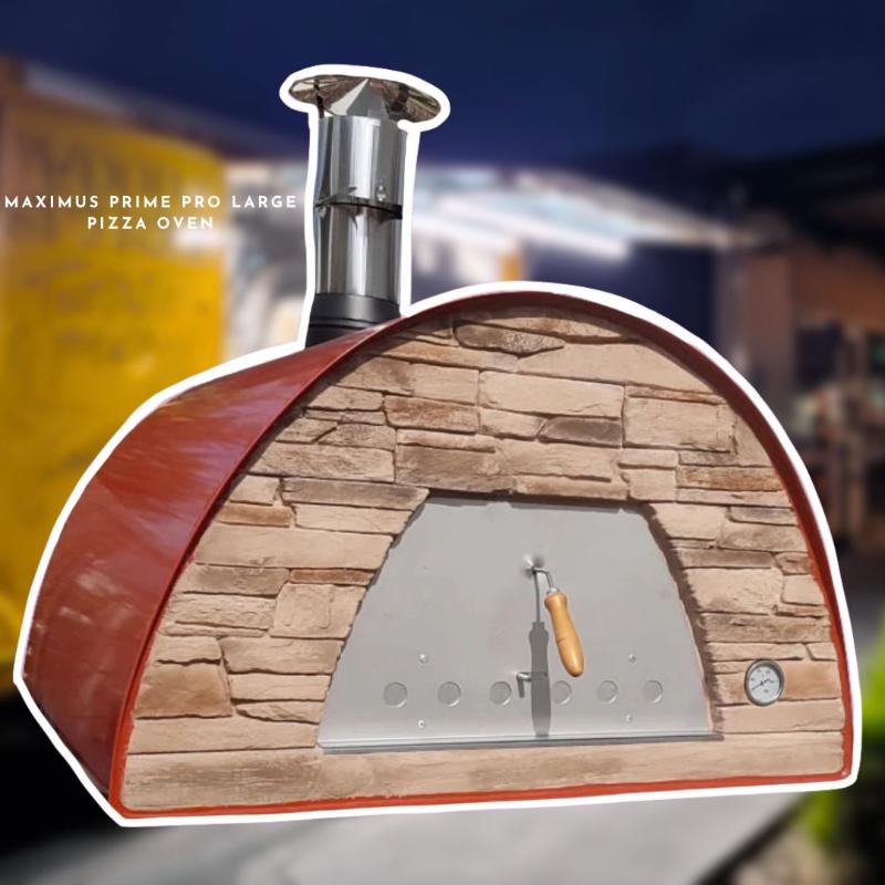 Red Maximus Prime PRO Large Pizza Oven