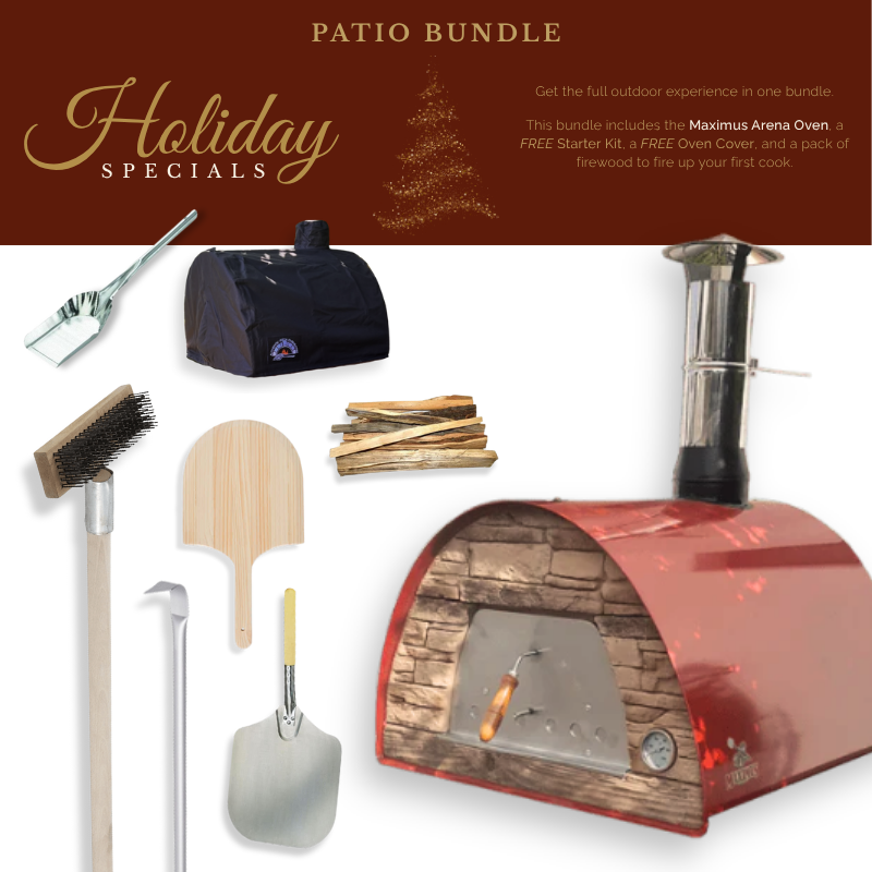 Maximus Arena Outdoor Wood-Fired Pizza Oven (Patio Bundle)