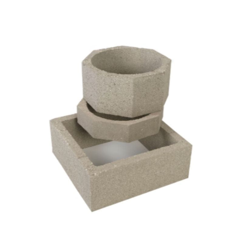 Mason-Lite Refractory Chimney System Components