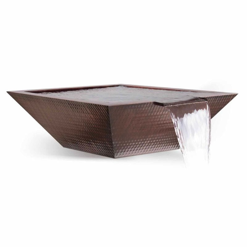 Maya Copper Water Bowl