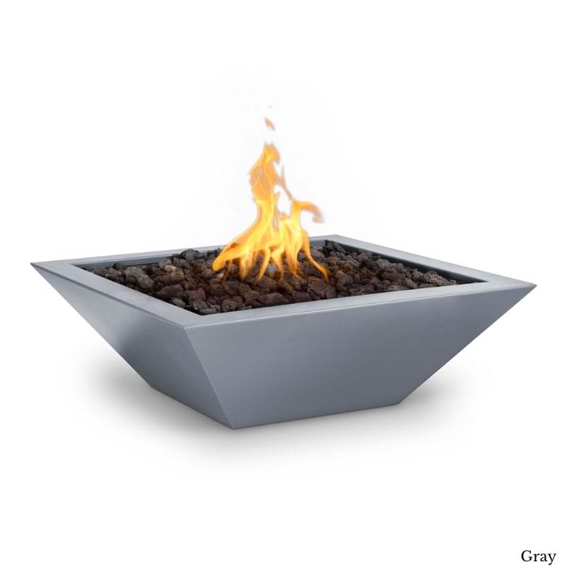 Maya Fire Bowl - Powder Coated Gray
